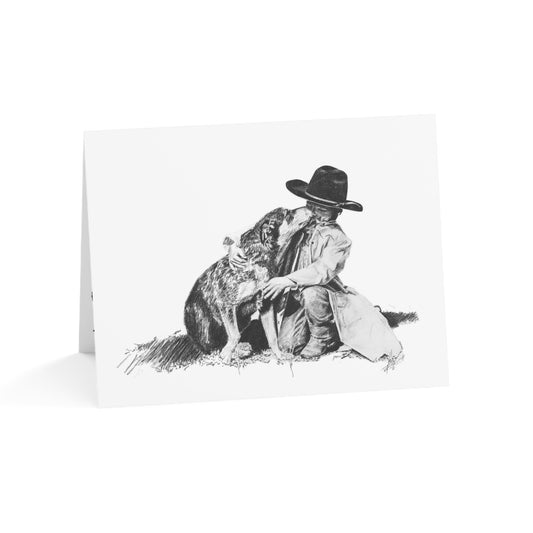 Justin's Heeler Blank Notecards