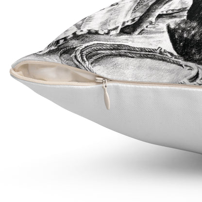 Prairie Praise b/w Pillow with Psalm 150:6 Verse