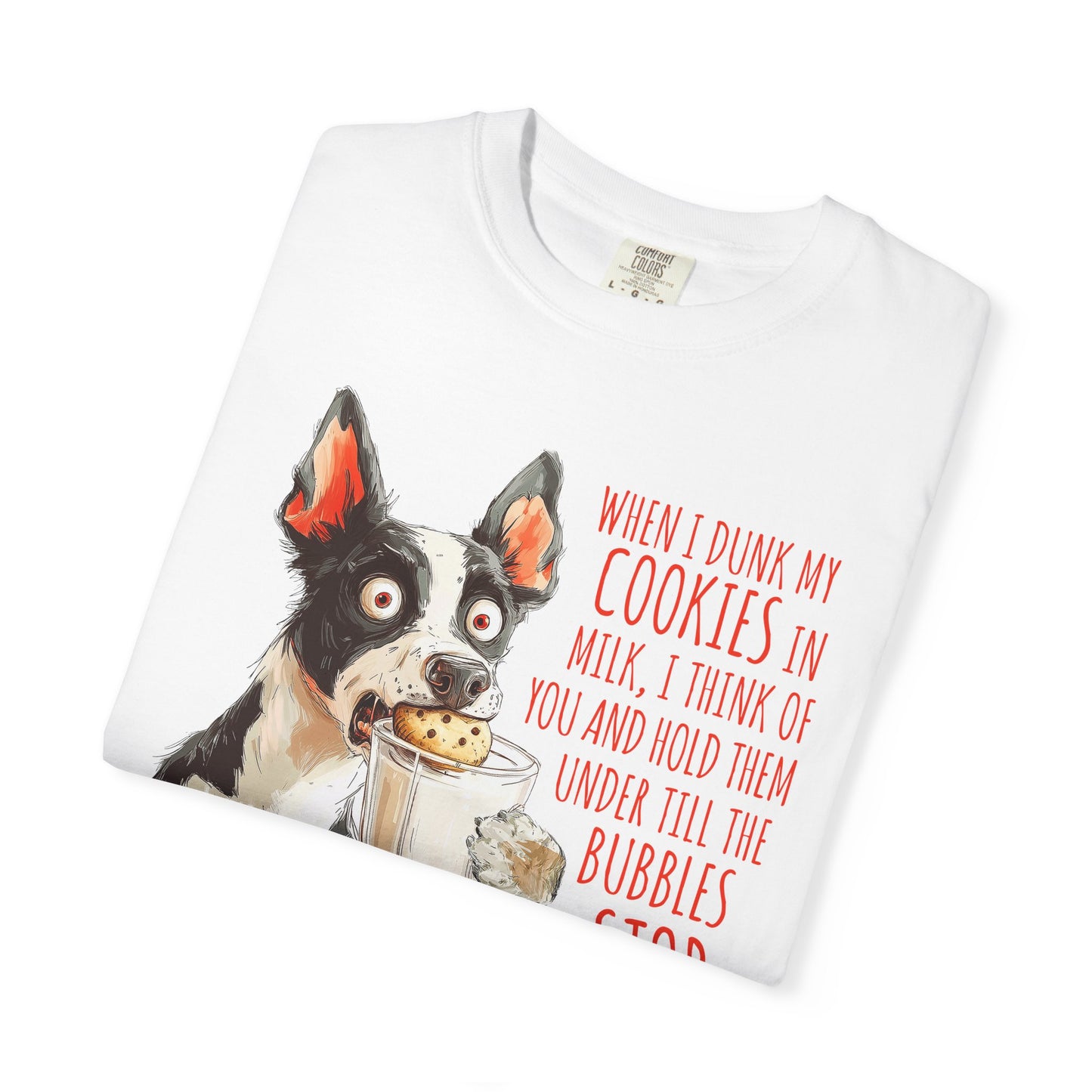 Cowdog Dipping Cookies T-Shirt - Unisex