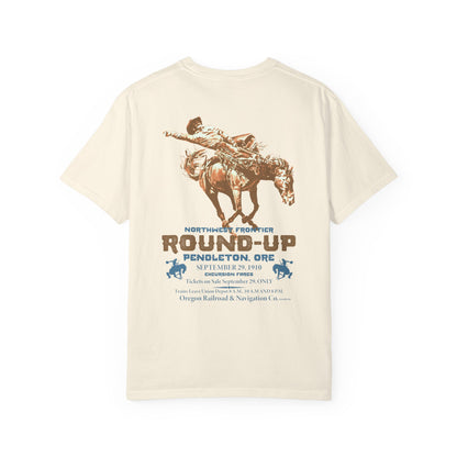 Vintage Rodeo Round-Up Pendleton T-Shirt, Front and Back