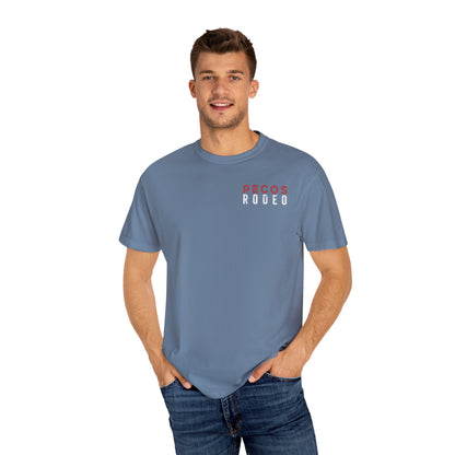 Vintage Pecos Rodeo 1883, front and back design