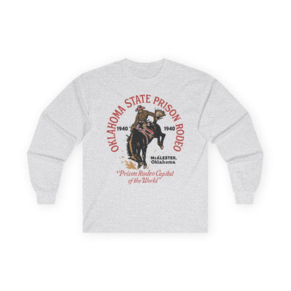 Oklahoma State Prison Rodeo Long Sleeve TShirt – Prison Rodeo Capital of the World