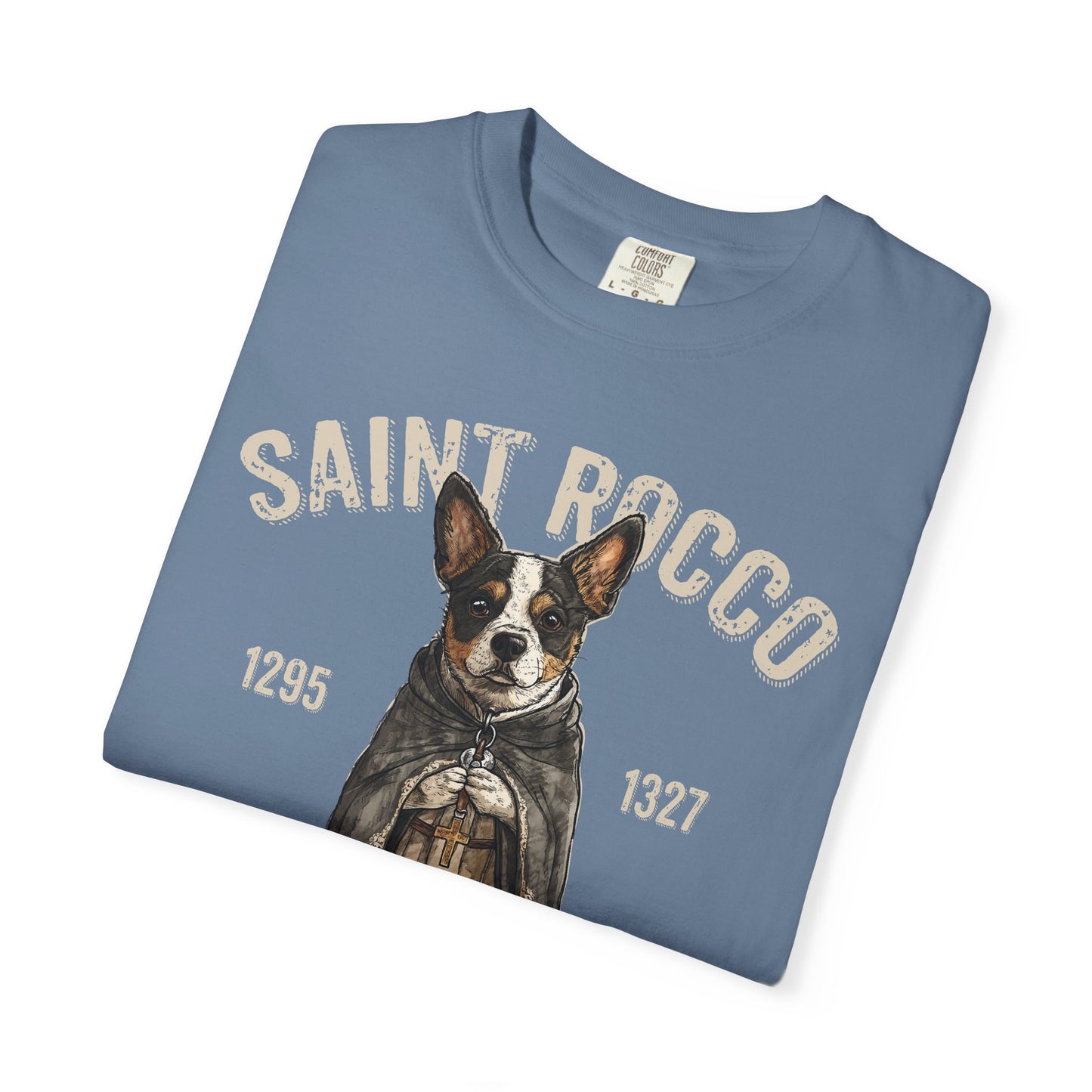Saint Rocco Unisex T-Shirt - Patron Saint of Dogs and Dog Lovers