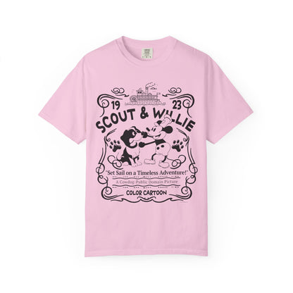 Vintage Scout and Steamboat Willie T-Shirt