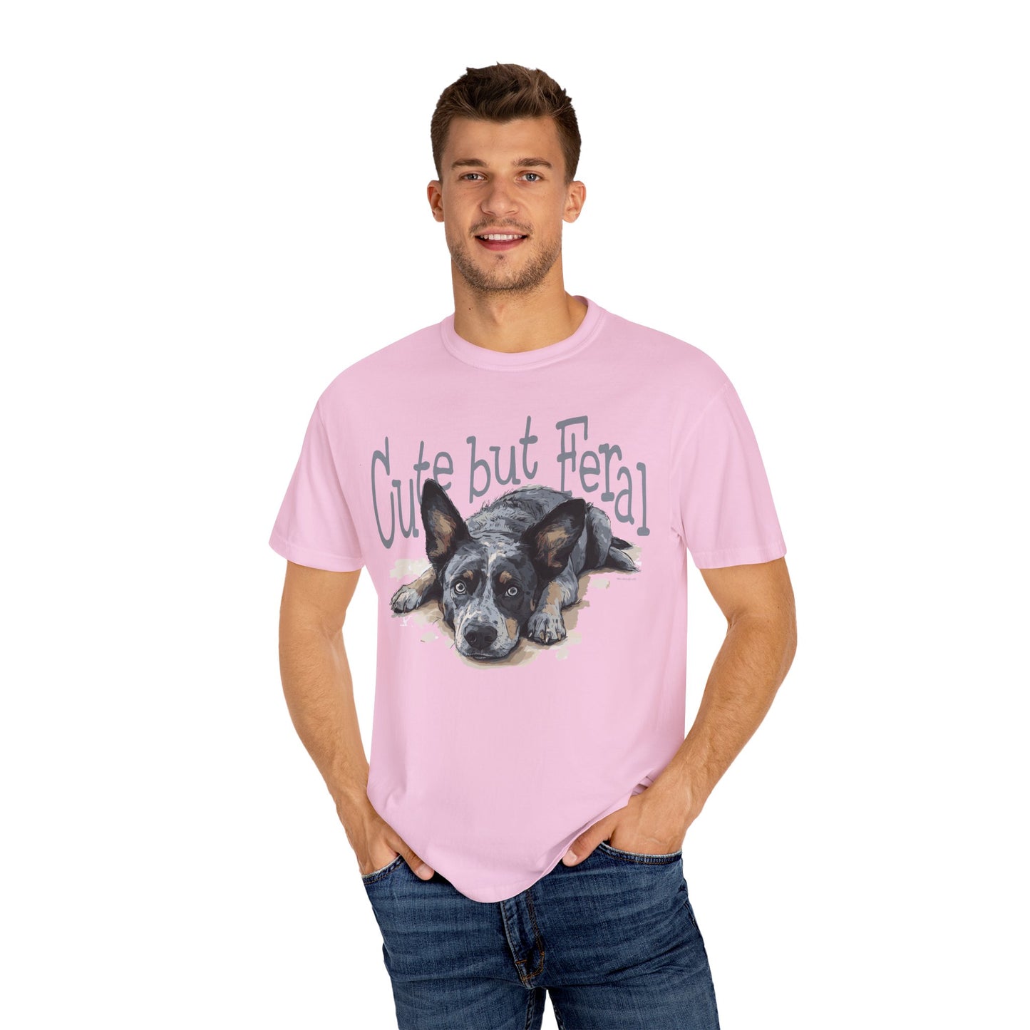 Cute but Feral, Dog Heeler T-shirt
