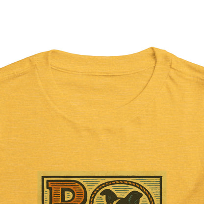Western Block "R" Toddler Heavy Cotton™ Tee
