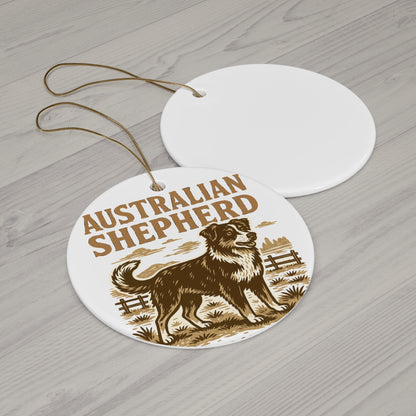 Australian Shepherd Dog Ornament