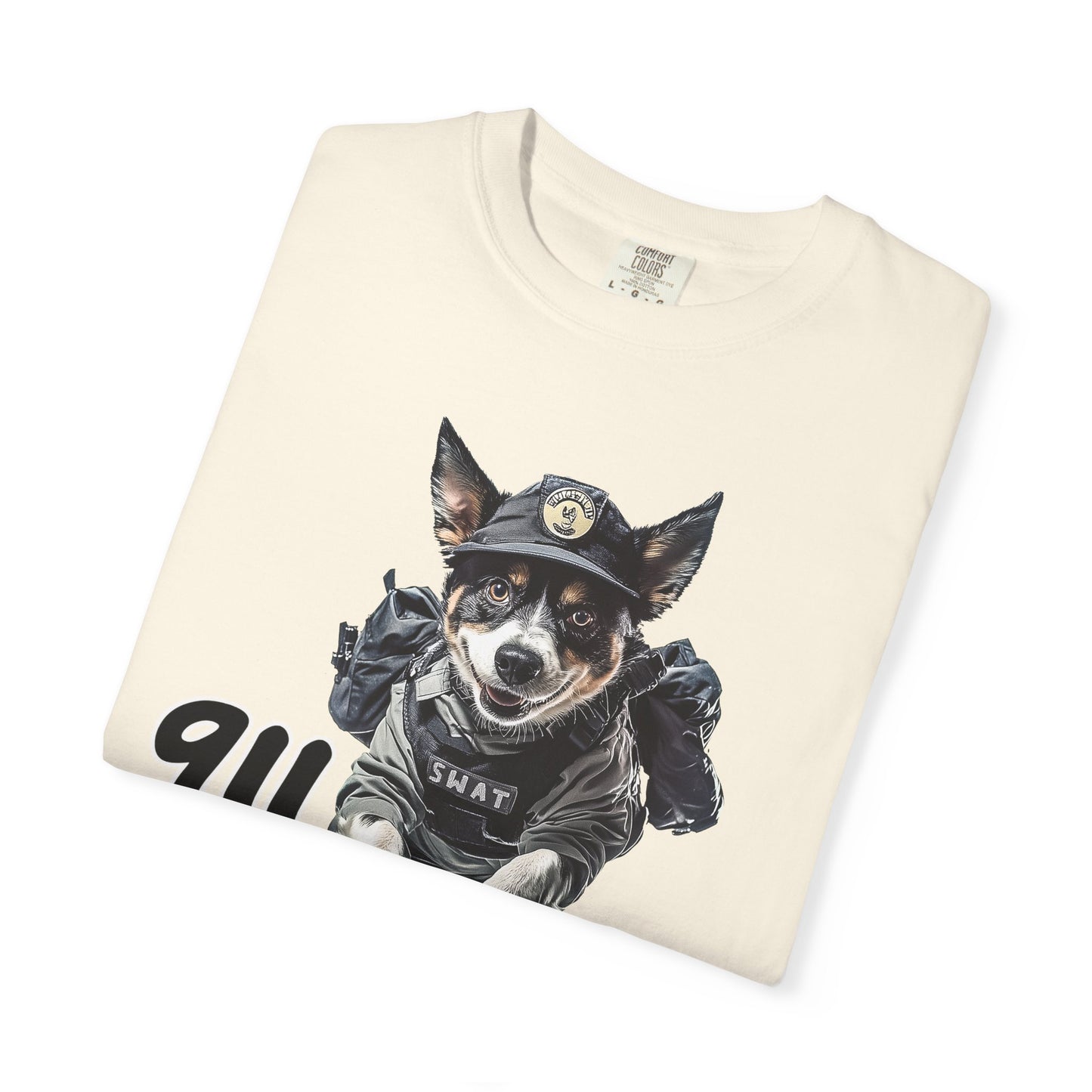 Heeler 911 Unisex T-shirt - Police Dog Design