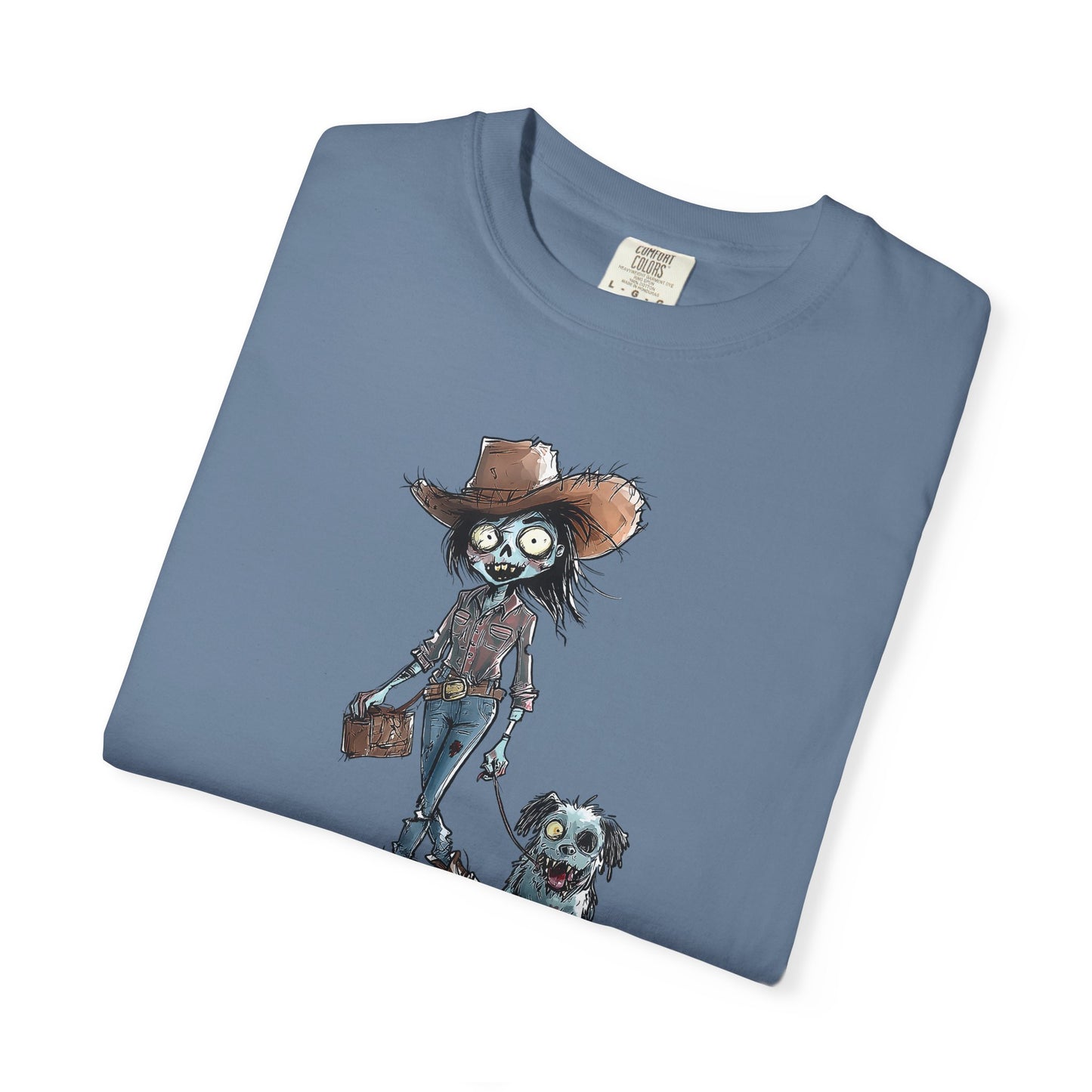 Zombie T-Shirt, Unisex Garment-Dyed, They're Coming to Get You, Barbara