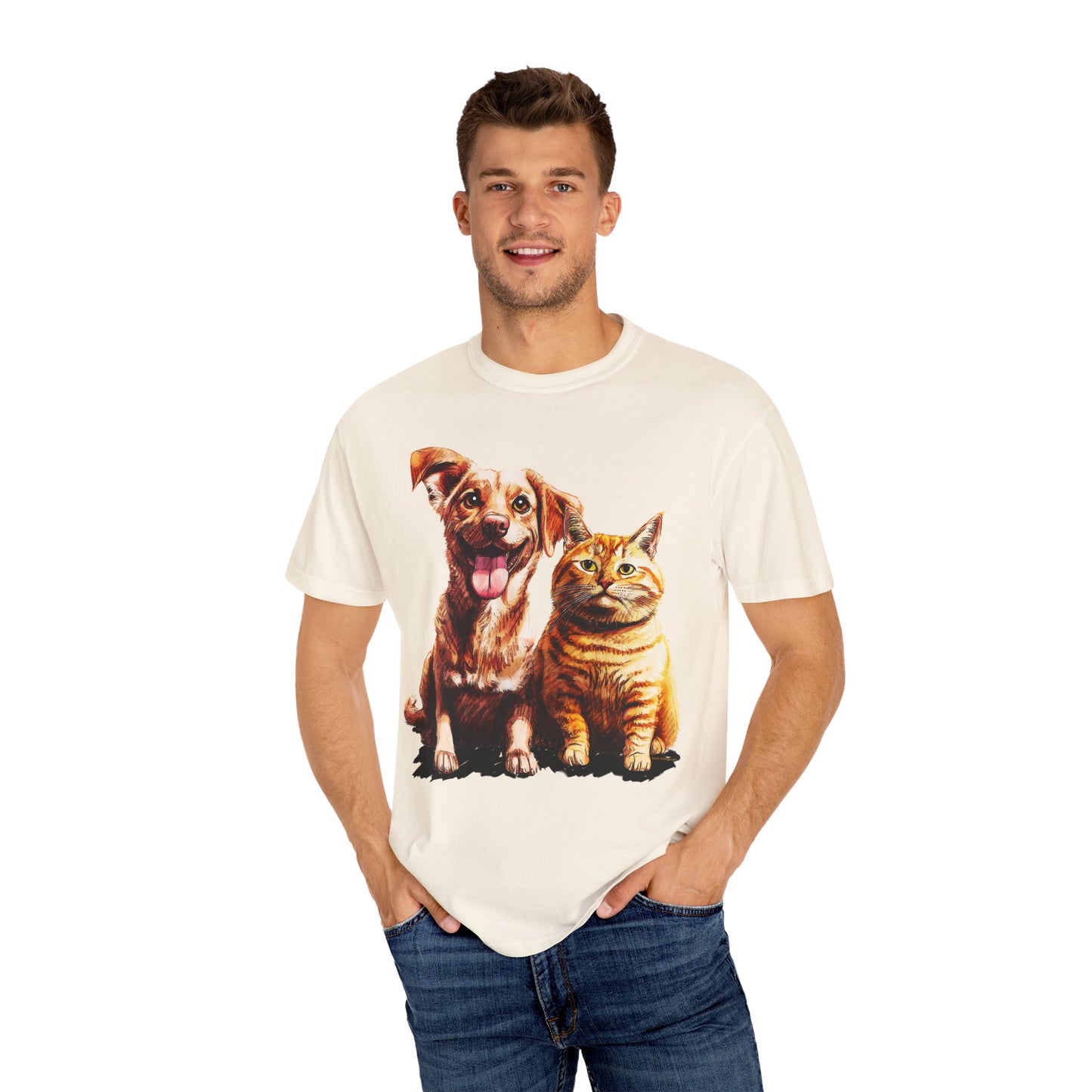 Odie and His Fat Cat Friend Super-Soft Tee