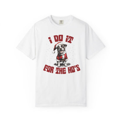 Holiday Cheer Unisex Garment-Dyed T-shirt, Christmas Gift Tee, Funny Xmas Shirt