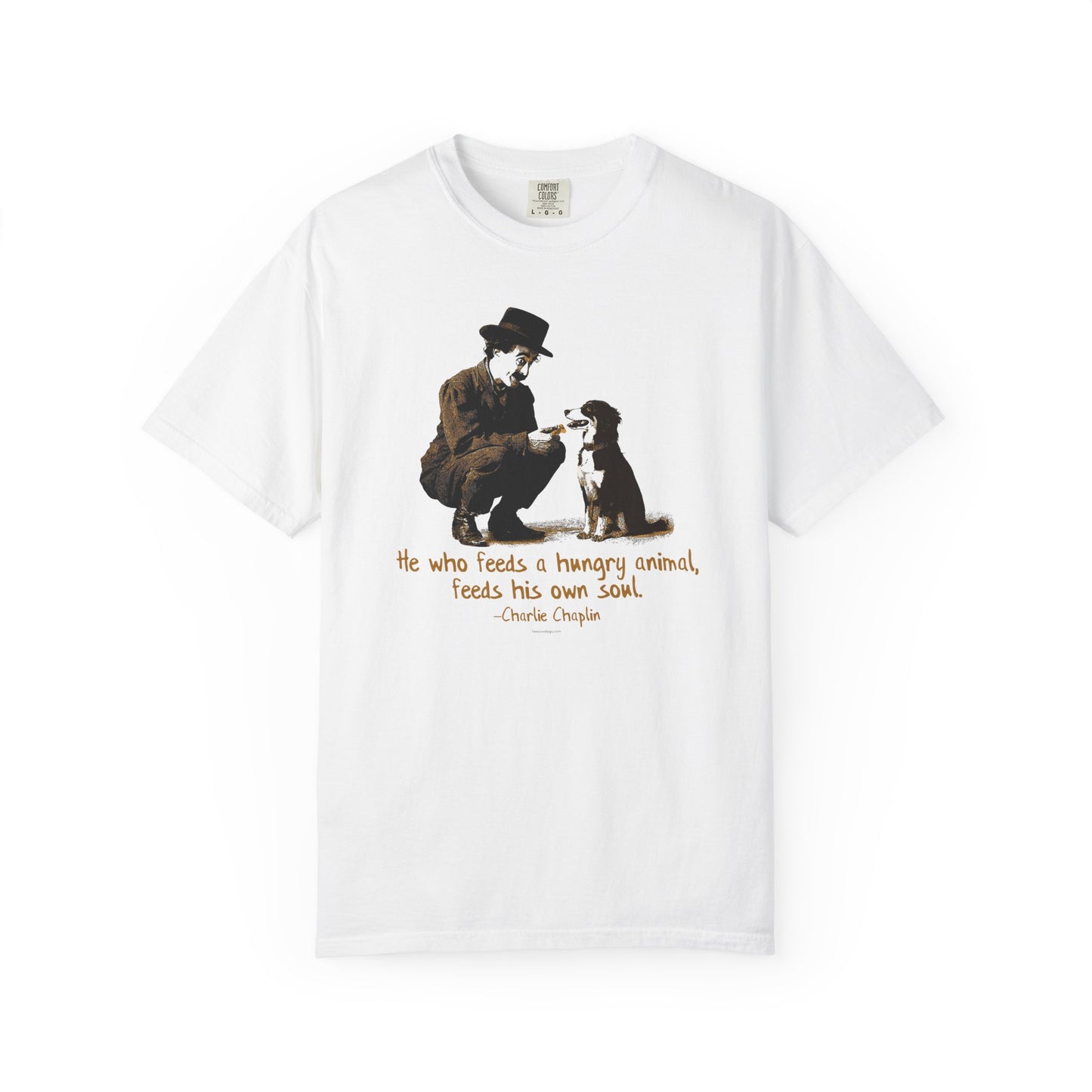 Vintage Chaplin Kindness Cowdog T-shirt