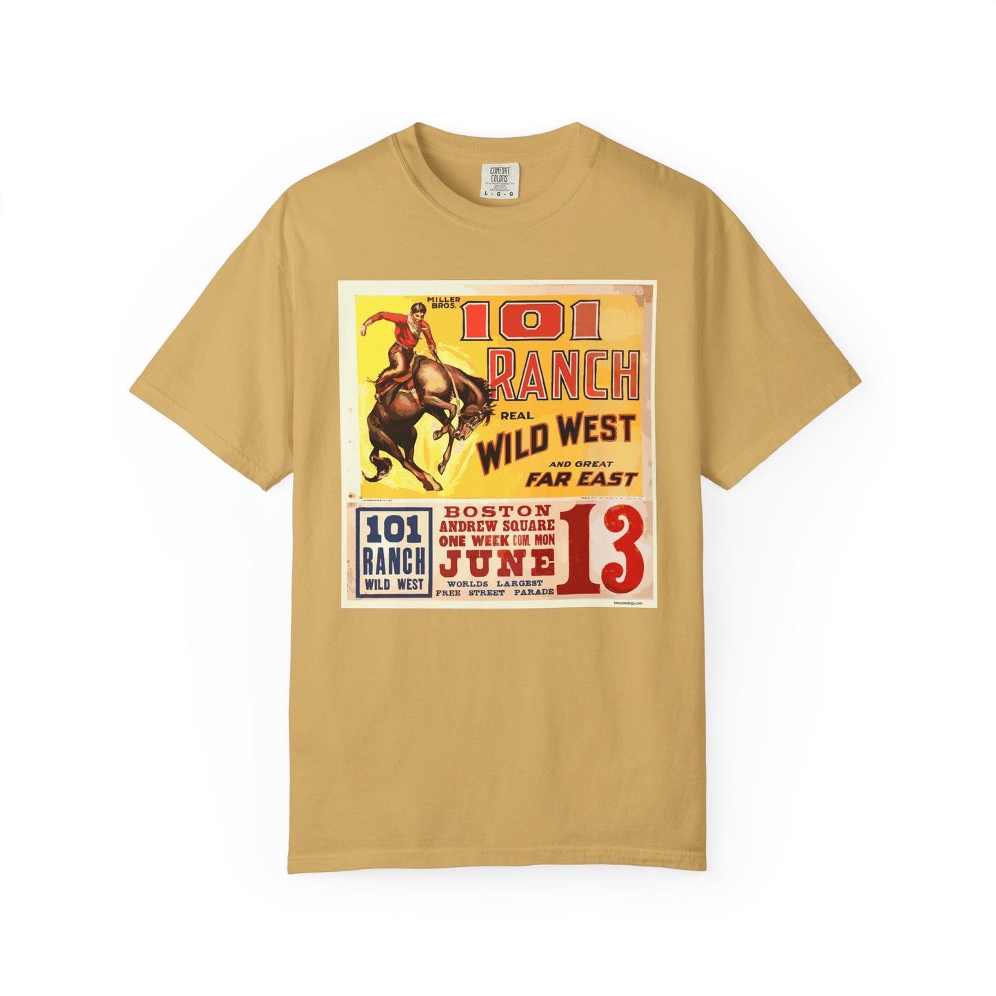 101 Rodeo T-Shirt - Unisex Garment-Dyed