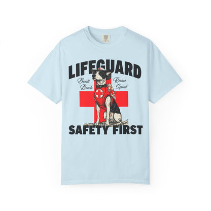 Lifeguard Dog Bondi Beach Garment-Dyed T-Shirt