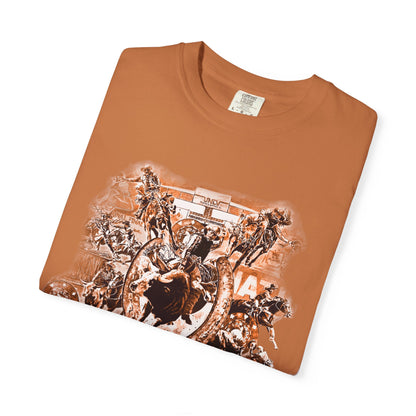 Vegas Rodeo Collage Garment Dyed T-Shirt