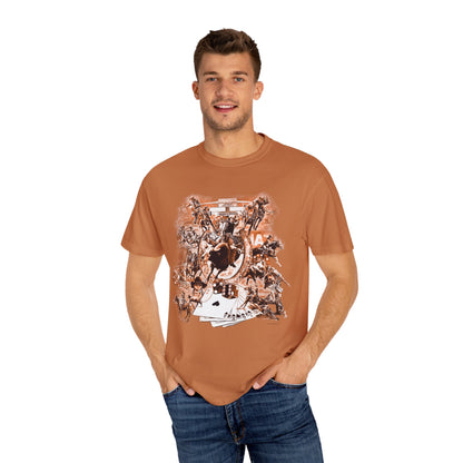 Vegas Rodeo Collage Garment Dyed T-Shirt