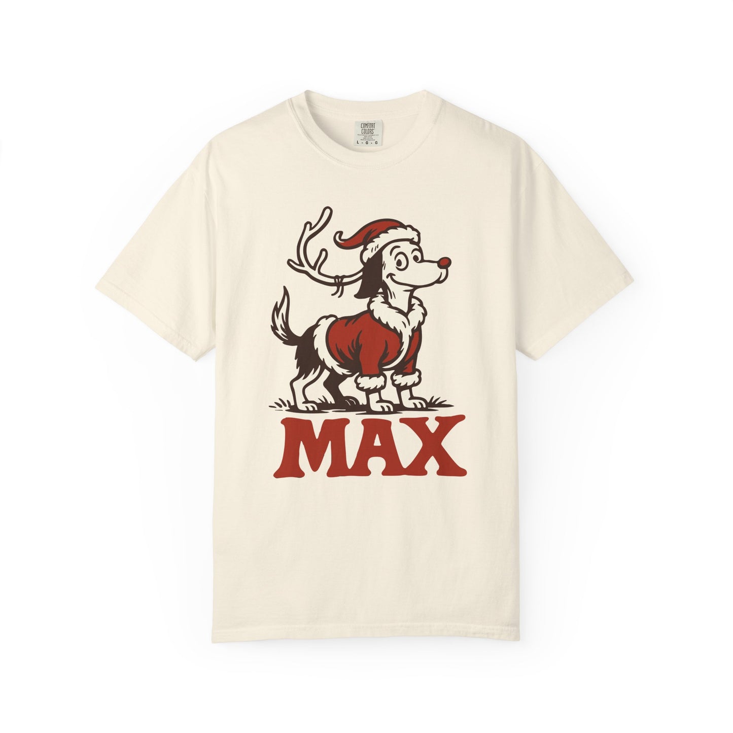 Max the Christmas Cowdog T-shirt