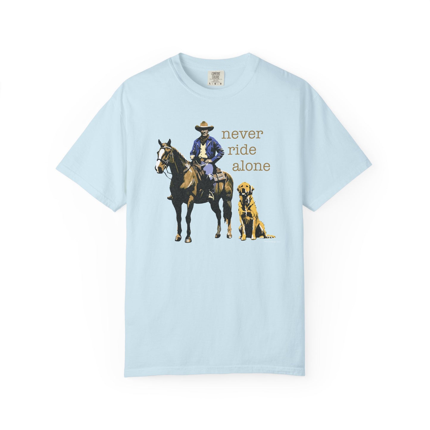 Never Ride Alone Tee Shirt