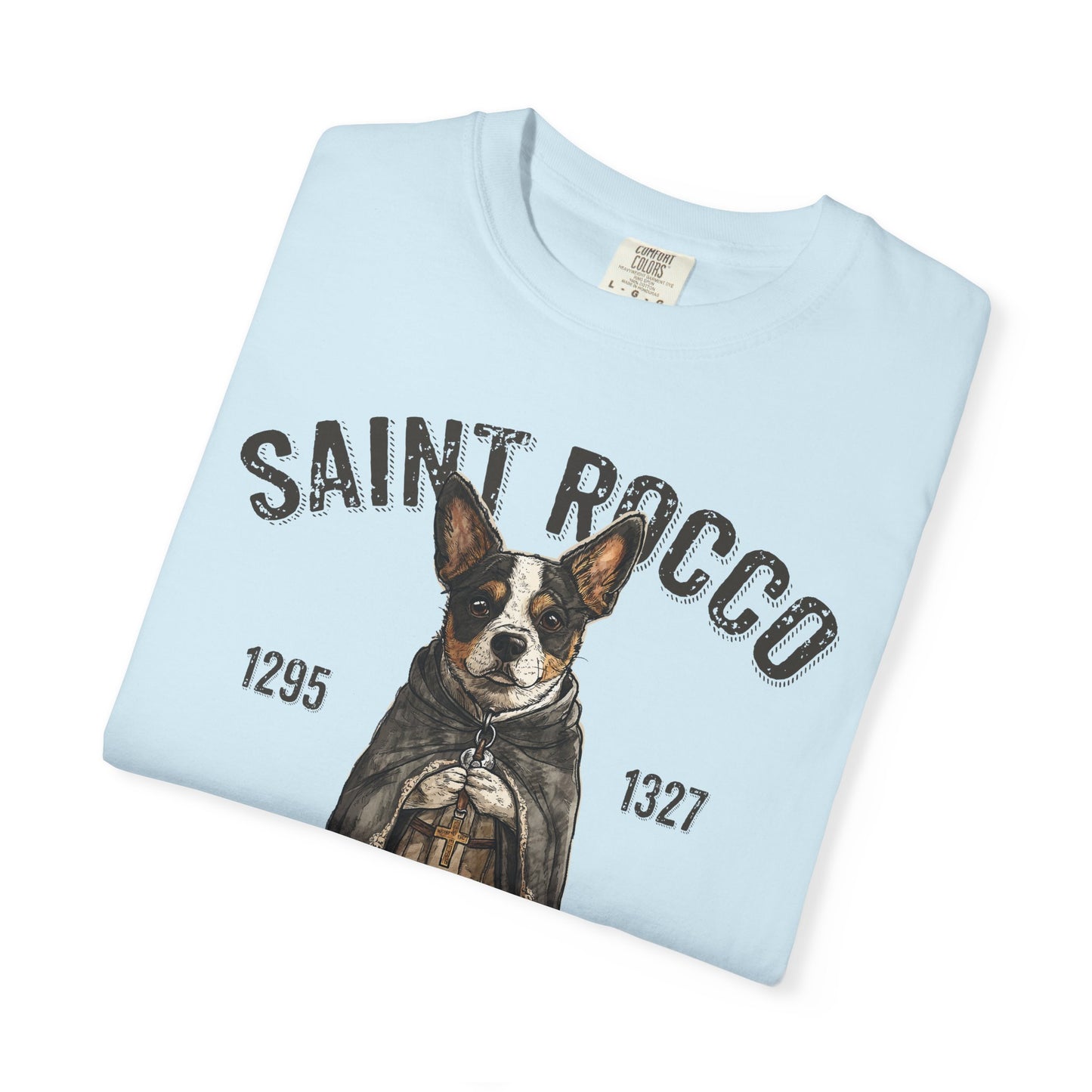 Saint Rocco Unisex T-Shirt - Patron Saint of Dogs and Dog Lovers