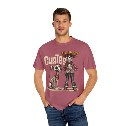 Cowboy and Cowdog Dia de los Muertos T-shirt