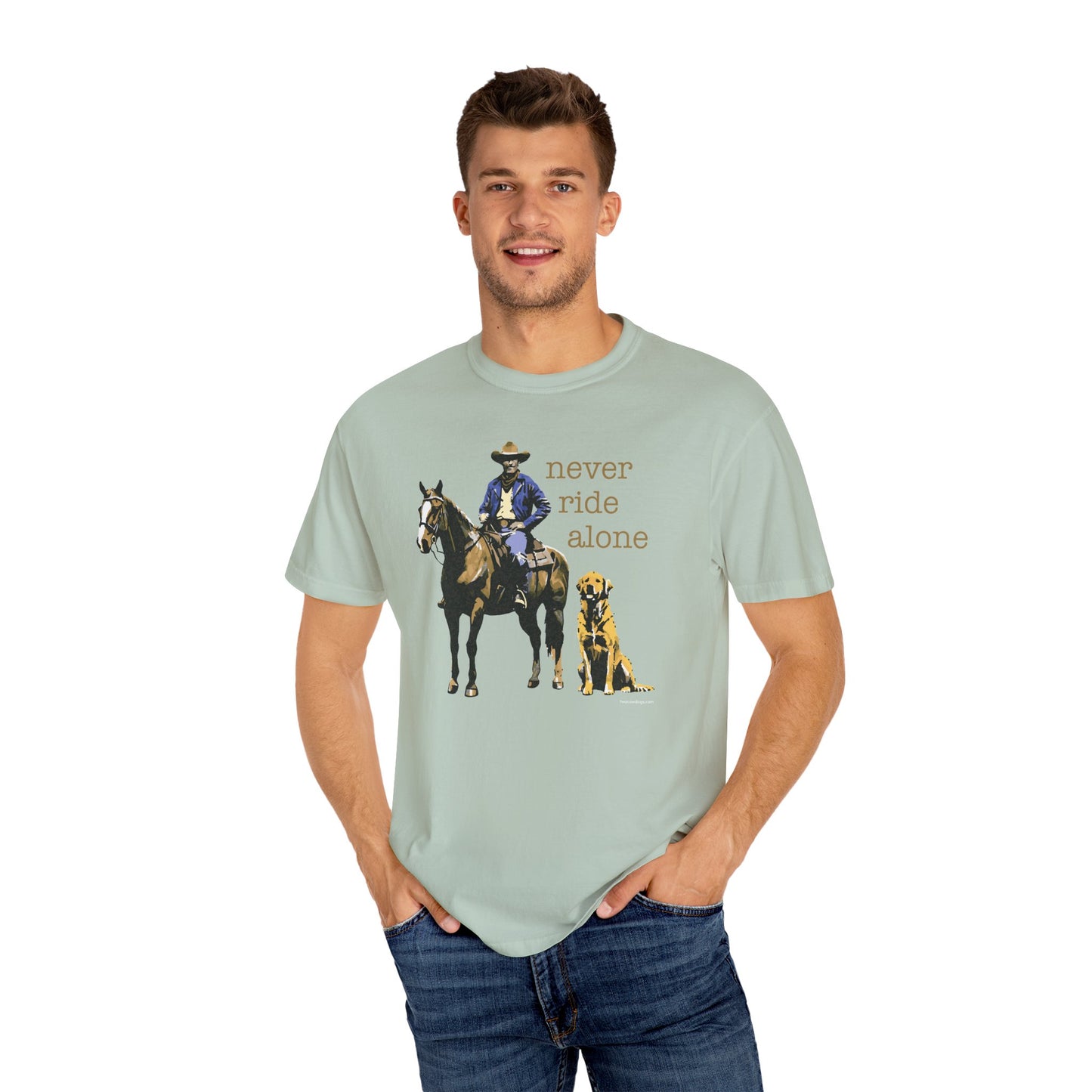 Never Ride Alone Tee Shirt