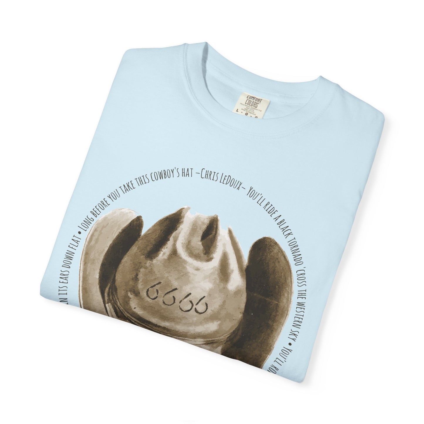 Unisex T-Shirt 6666 Cowboy Hat Design