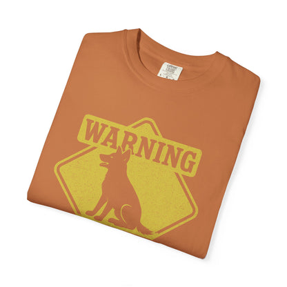 Dog Lover T-shirt - Warning: Easily Distracted by Dogs