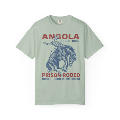 Vintage Angola Prison Rodeo T-Shirt, Unisex Tee, Graphic Top, Festival Clothing, Unique Gift for Cowboys, Hipster Shirt