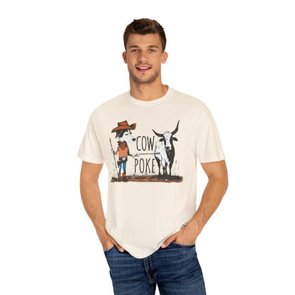 Cow Poke T-Shirt - Unisex Garment-Dyed