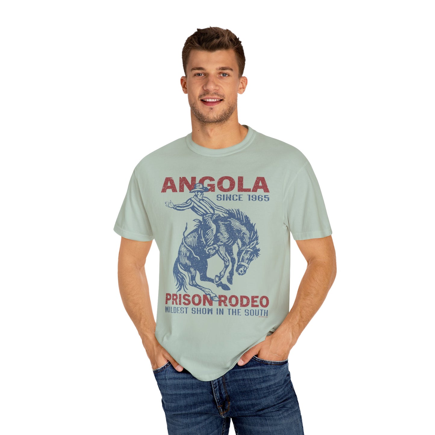 Vintage Angola Prison Rodeo T-Shirt, Unisex Tee, Graphic Top, Festival Clothing, Unique Gift for Cowboys, Hipster Shirt
