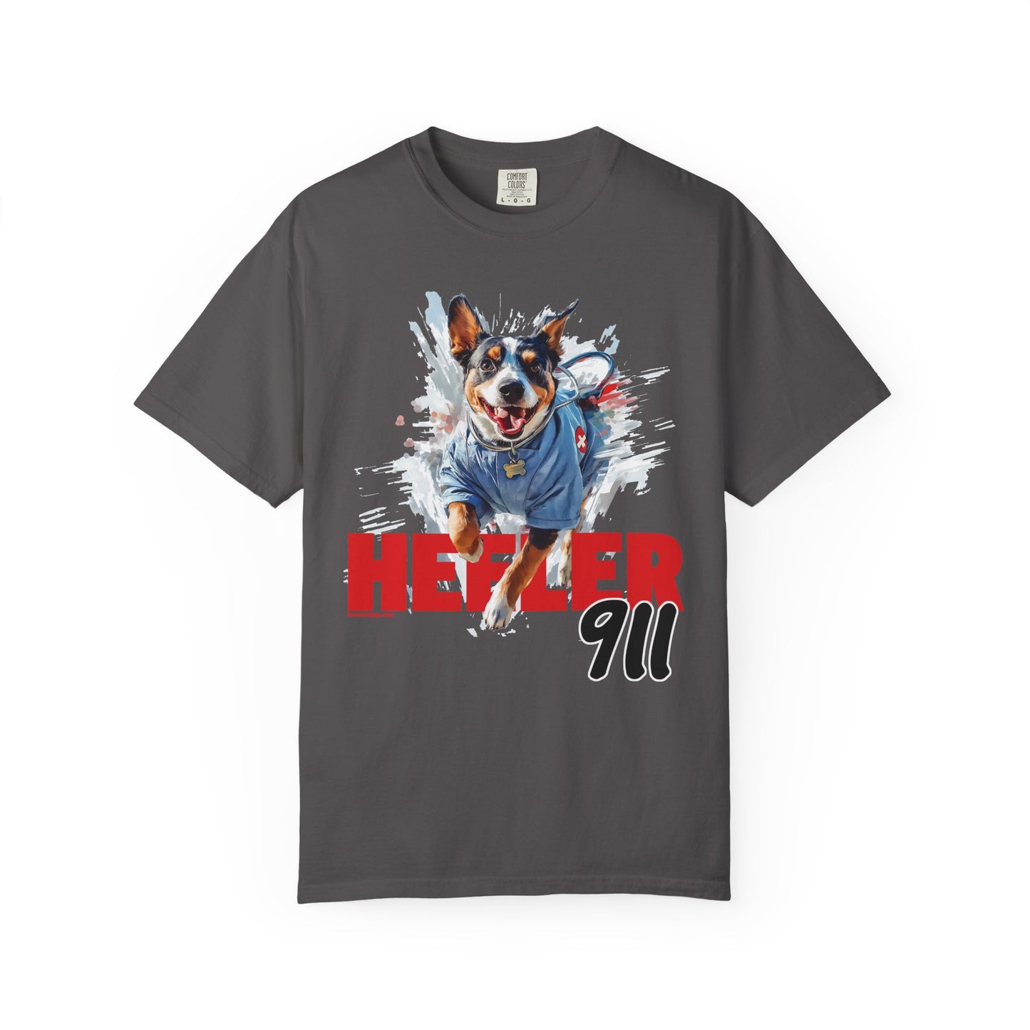 Heeler 911 Unisex T-shirt - Nurse Heeler Dog Design