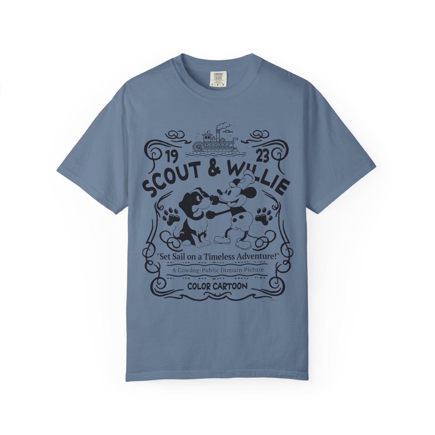 Vintage Scout and Steamboat Willie T-Shirt