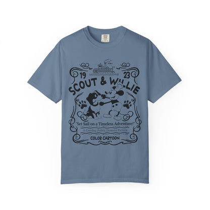 Vintage Scout and Steamboat Willie T-Shirt
