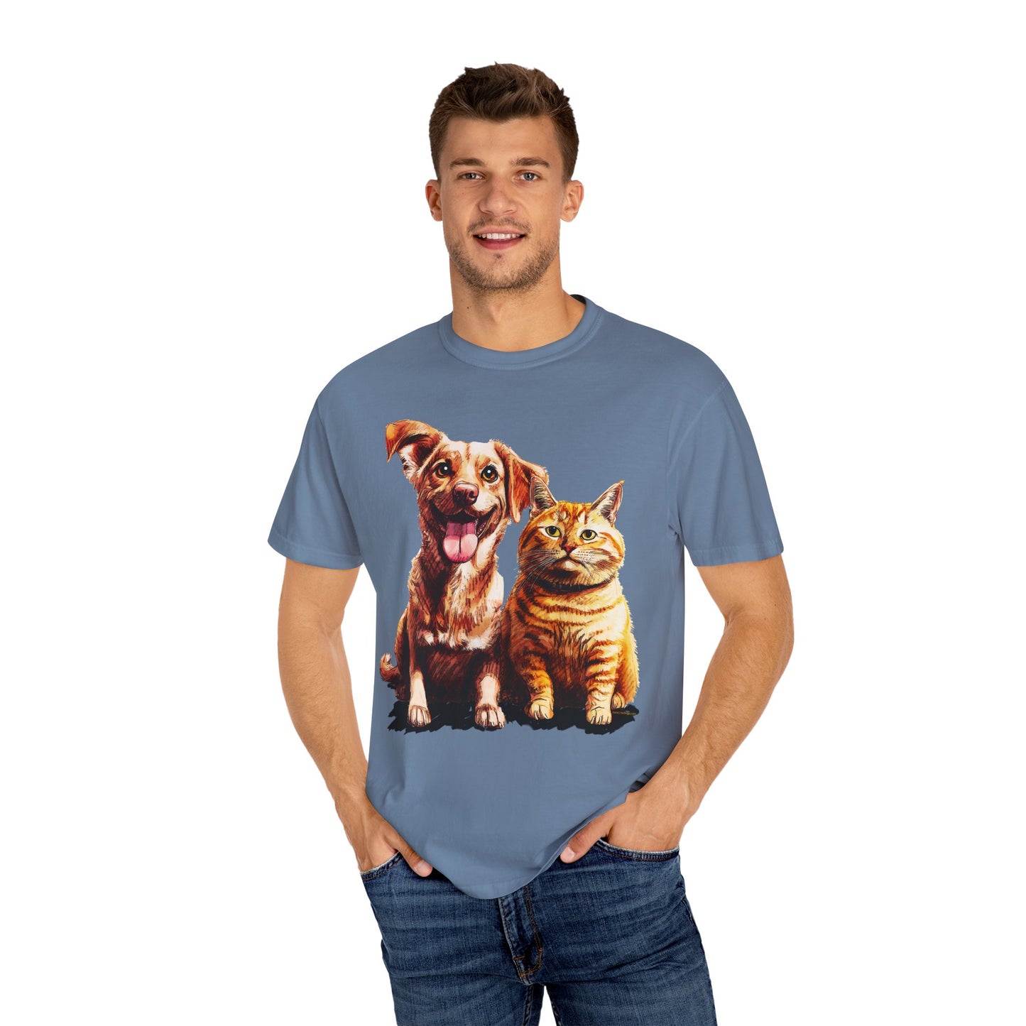 Odie and His Fat Cat Friend Super-Soft Tee