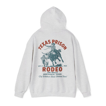 Vintage Rodeo Hoodie - The Wildest Show Behind Bars Design