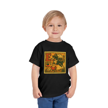 Western Block "E" Toddler Heavy Cotton™ Tee