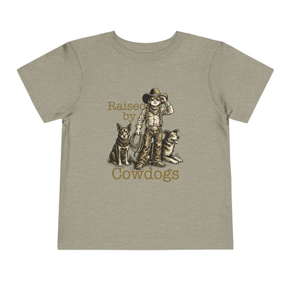Raised by Cowdogs Girl Toddler TShirt