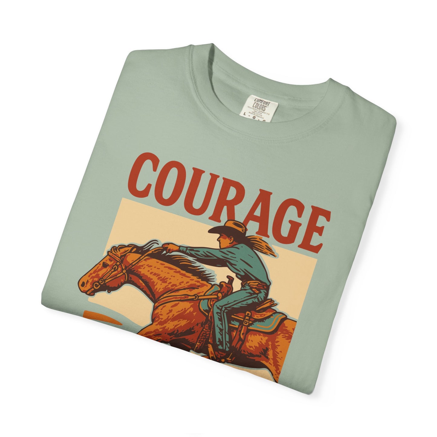 Barrel Racing Courage Graphic T-Shirt