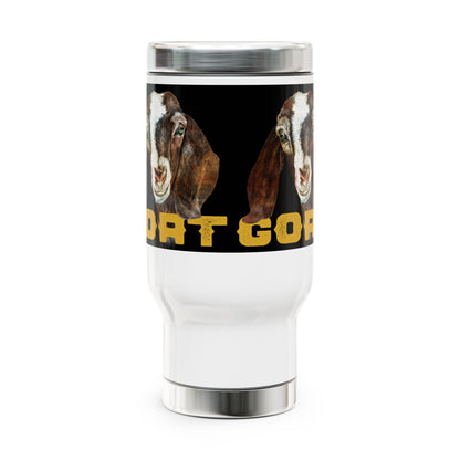 Stainless Steel Travel Mug with Handle, 14oz