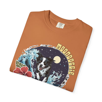 Summer Vibes Surfing Border Collie T-shirt - Unisex