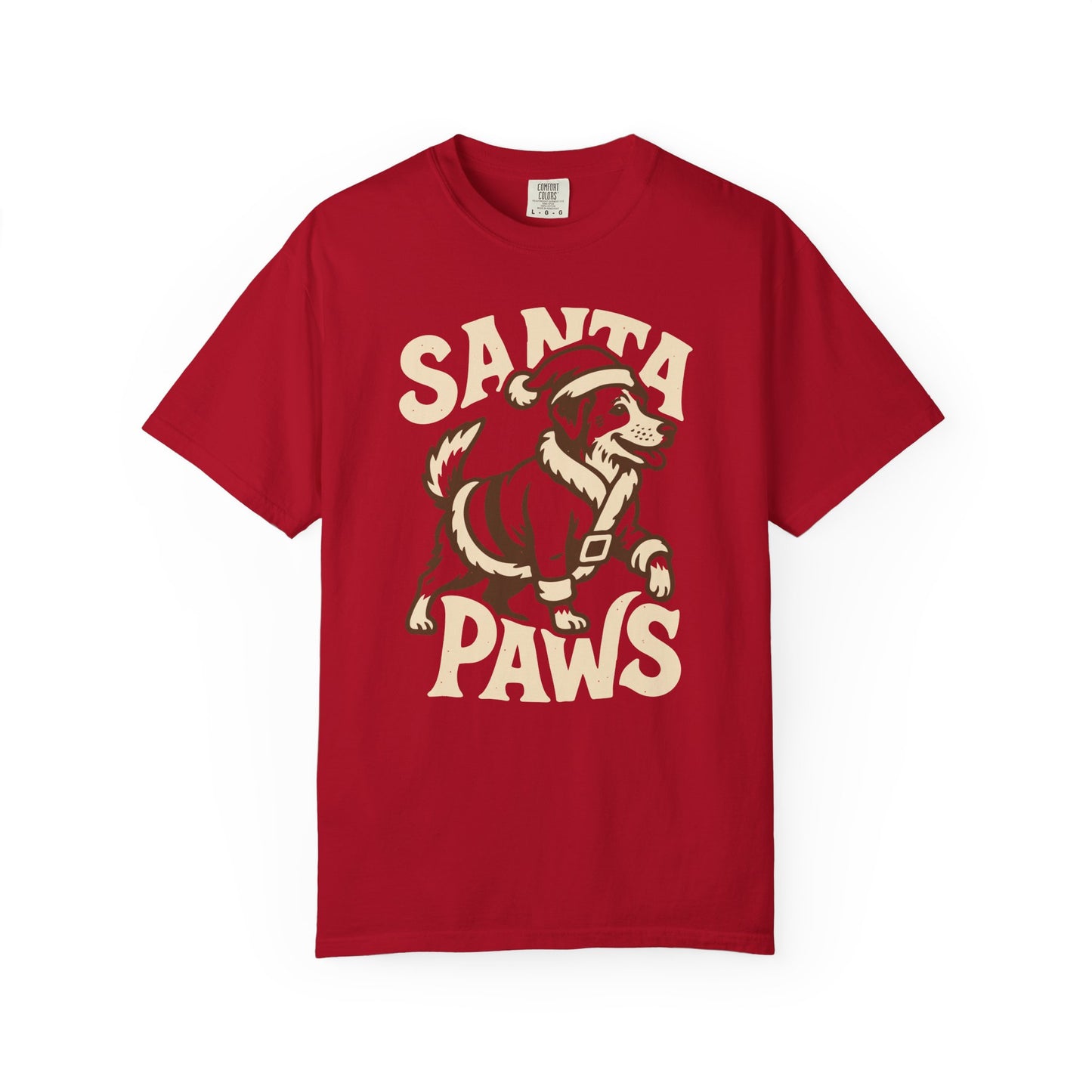 Santa Paws T-shirt - Western Christmas Cowboy Tee