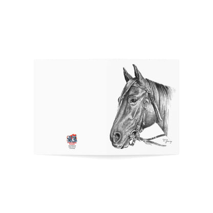 Notecards - Quarter Horse Head Blank Notecards Set