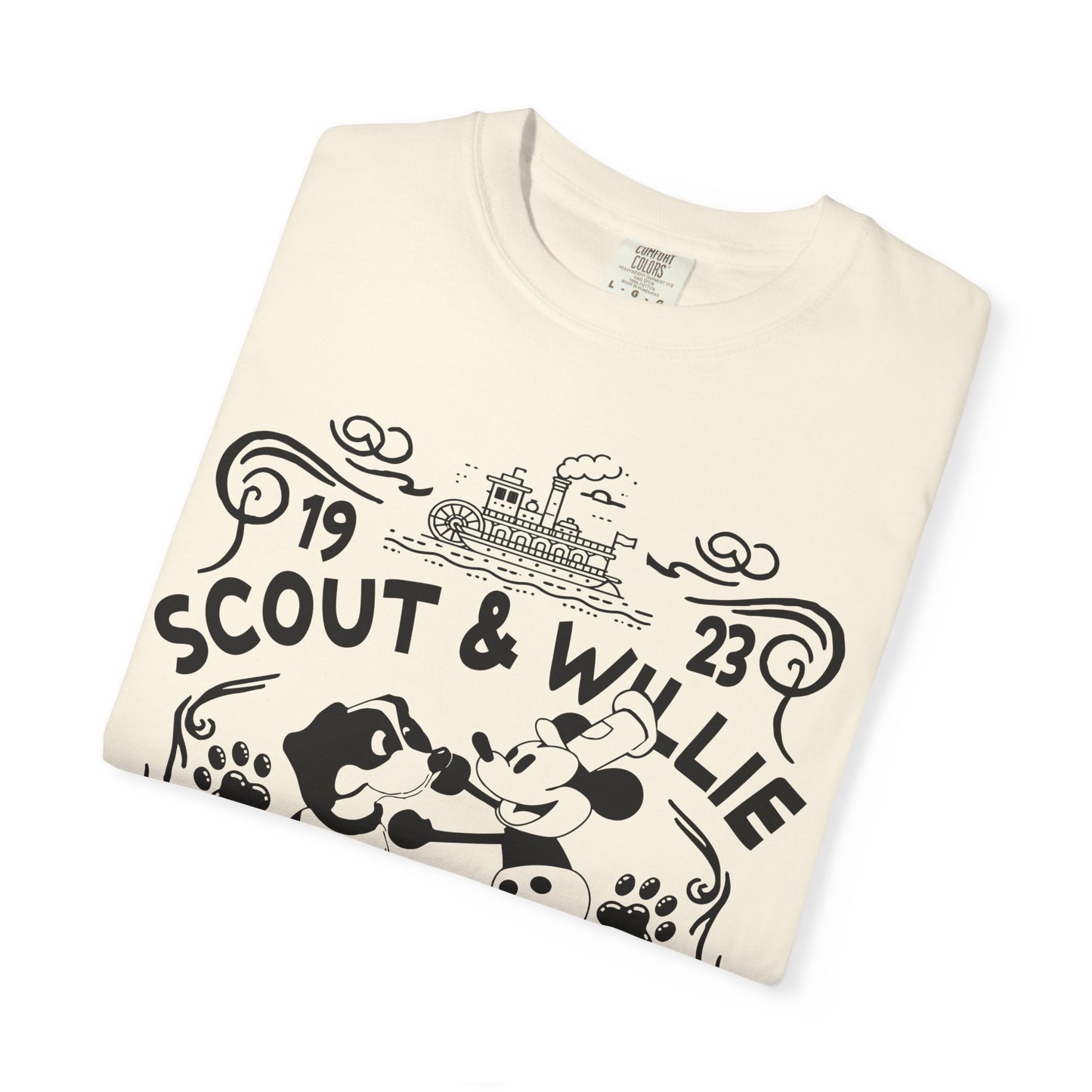 Vintage Scout and Steamboat Willie T-Shirt