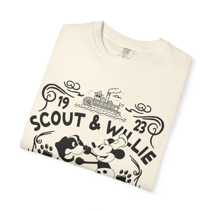 Vintage Scout and Steamboat Willie T-Shirt