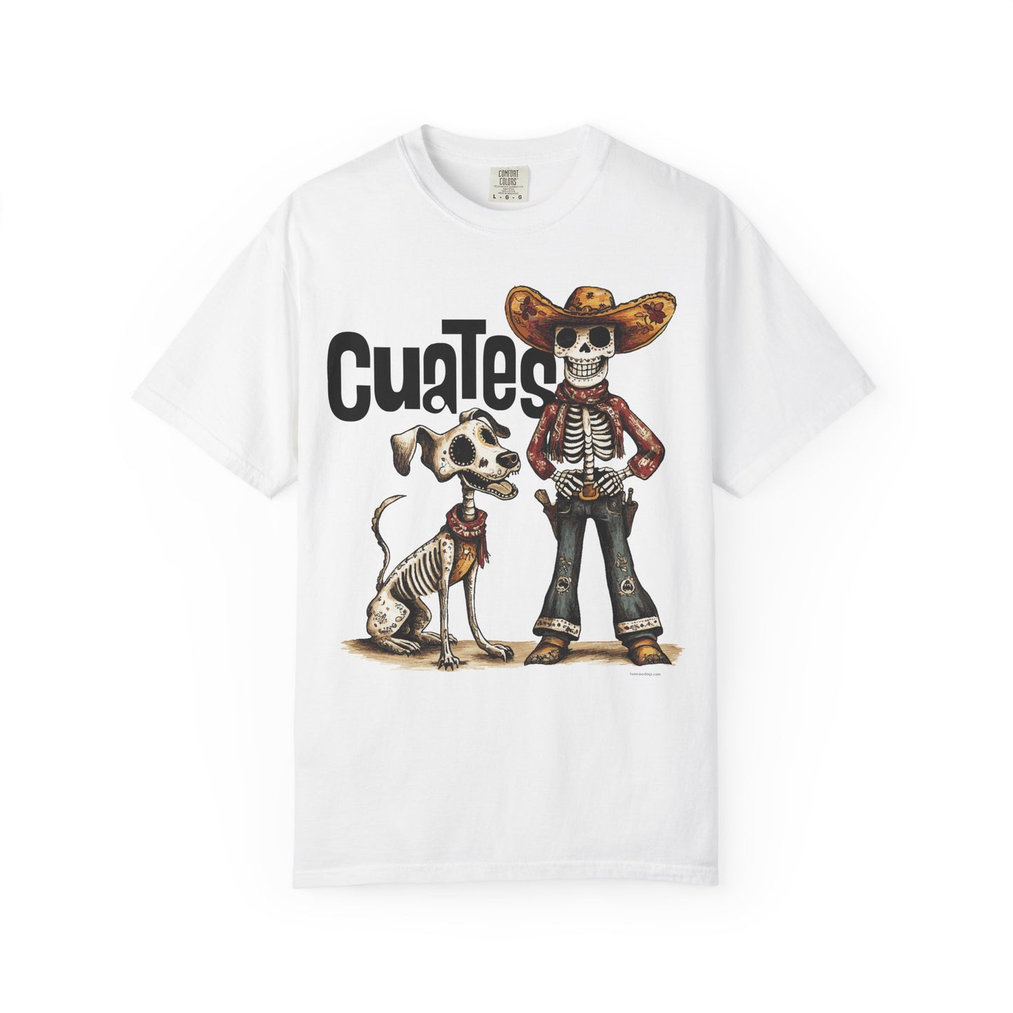Cowboy and Cowdog Dia de los Muertos T-shirt
