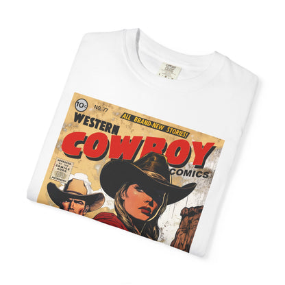 Western Comic Book T-Shirt - Ruby Don't Take Your Love to Town