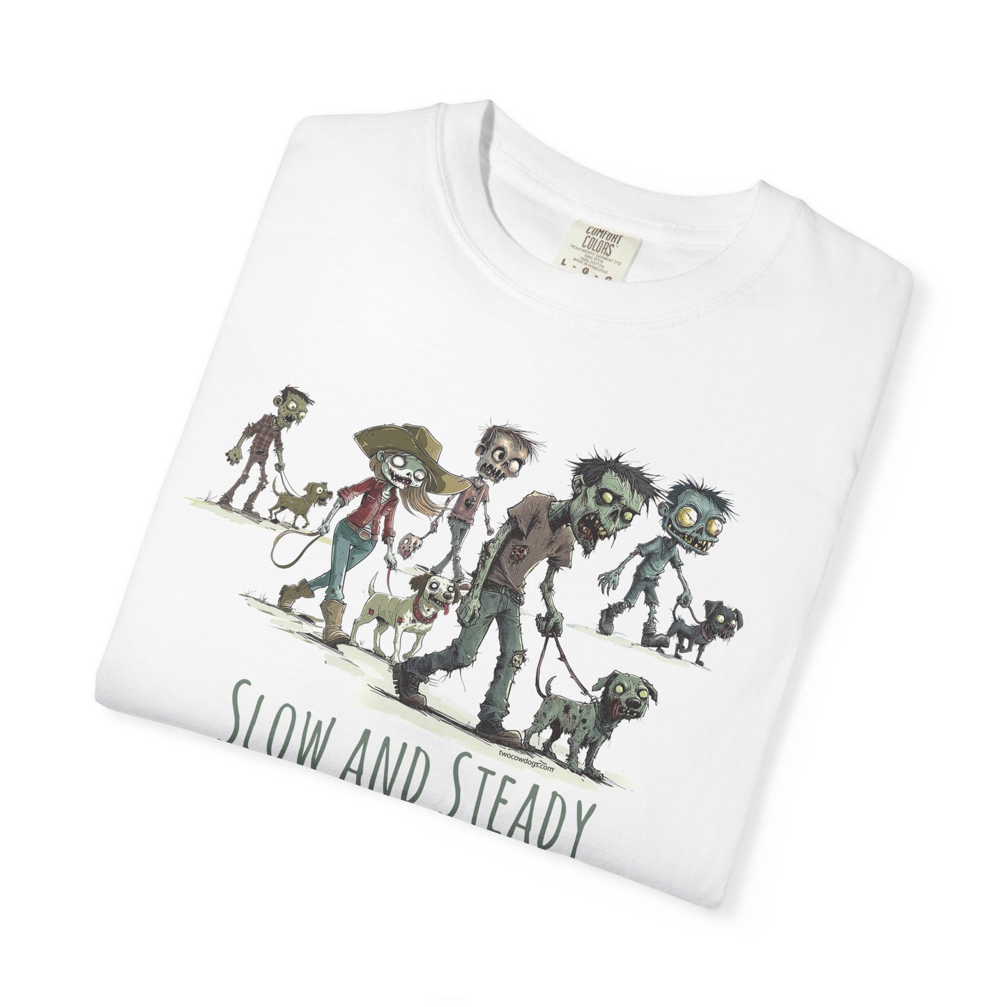 Slow and Steady Wins the Race – Zombie Cowdog Crew TShirt