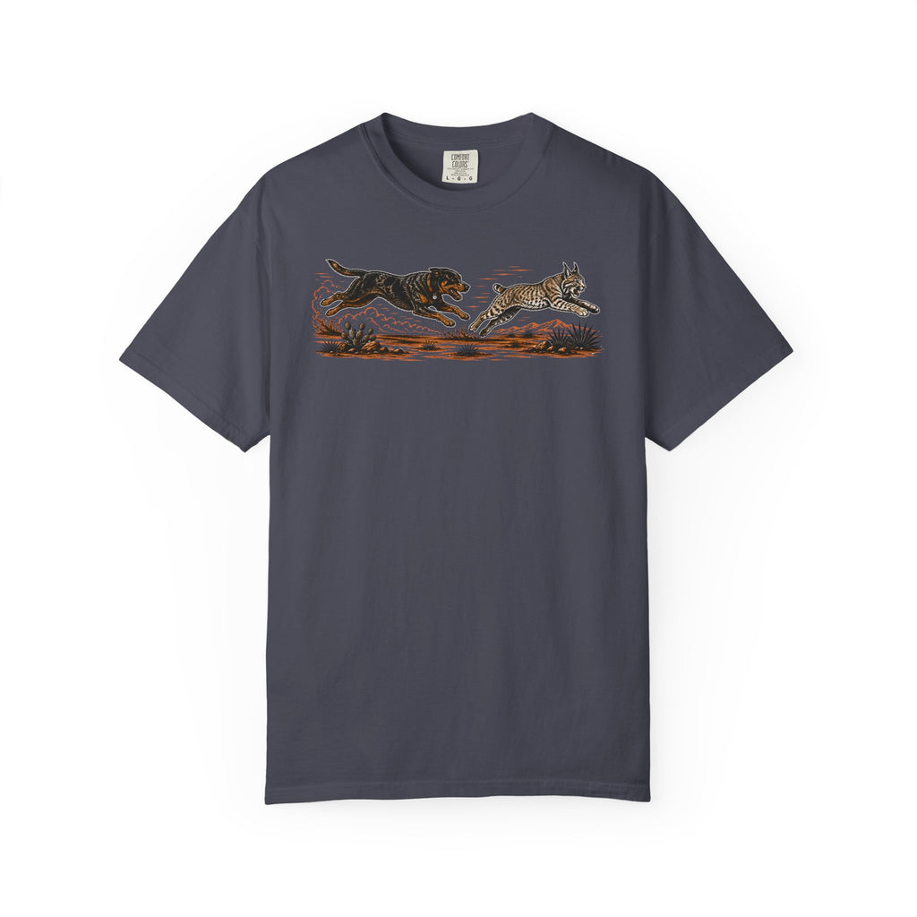Cur with Bobcat T-Shirt