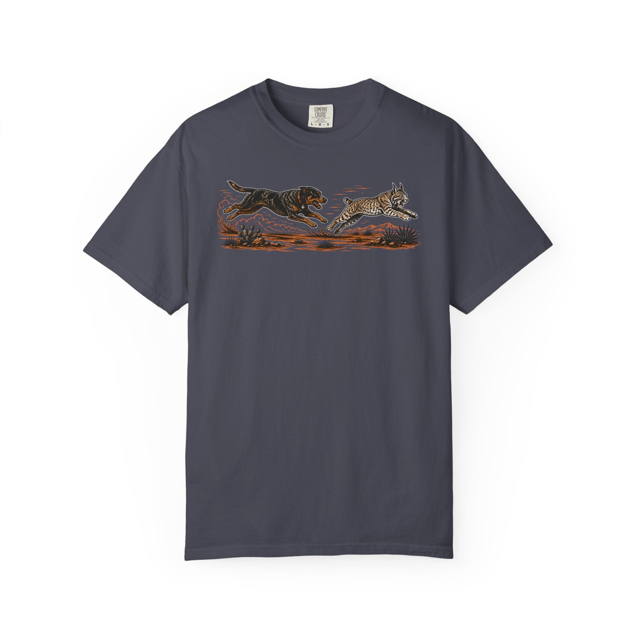 Cur with Bobcat T-Shirt