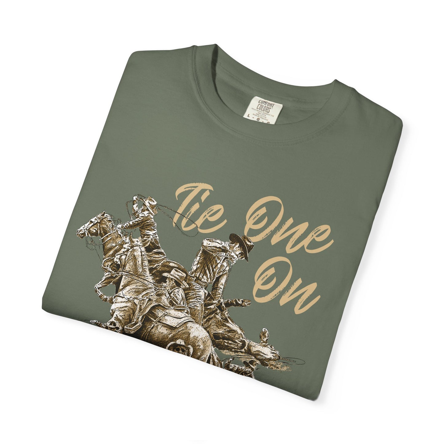 Rodeo Calf Roping, Tie-Down T-Shirt